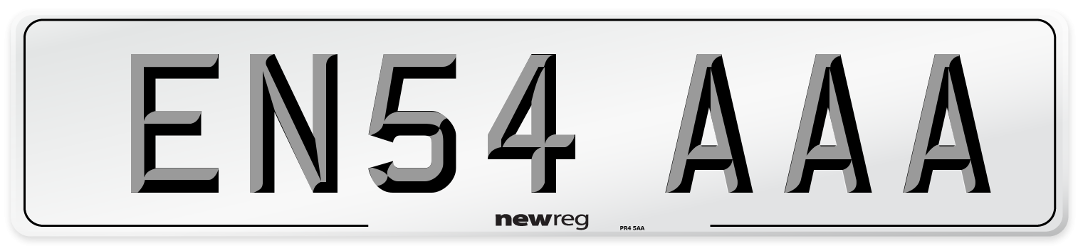 EN54 AAA Number Plate from New Reg